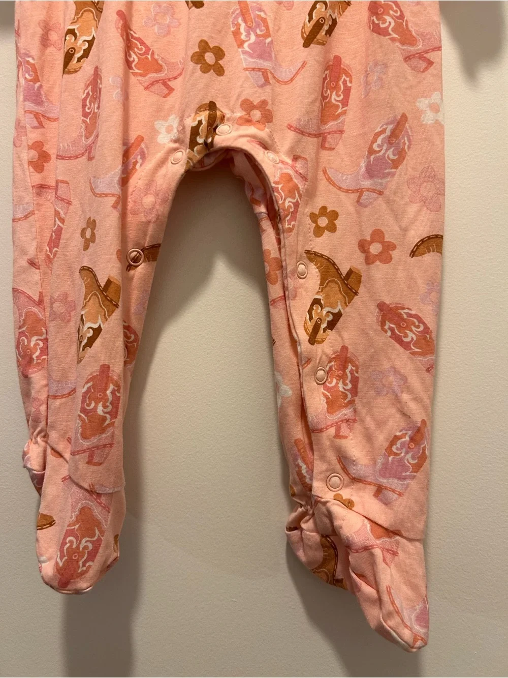 Mudpie Cowgirl Baby Sleeper Sz 3-6 months